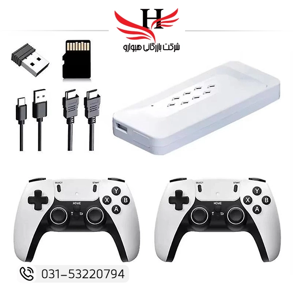 کنسول بازی پرتابل Game Stick M22 با دو دسته بیسیم، موجود در هیوارو